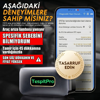Araç Arıza Tespit Cihazı - Tespit Pro™