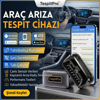Araç Arıza Tespit Cihazı - Tespit Pro™