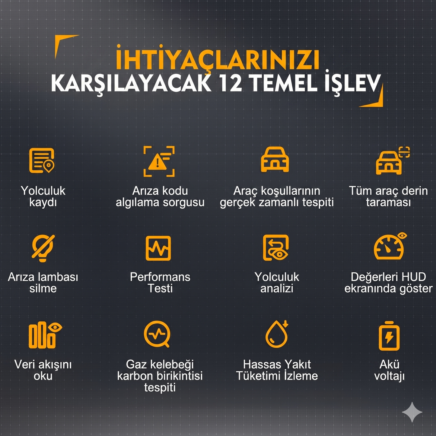 Araç Arıza Tespit Cihazı - Tespit Pro™
