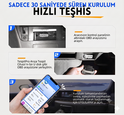 Araç Arıza Tespit Cihazı - Tespit Pro™